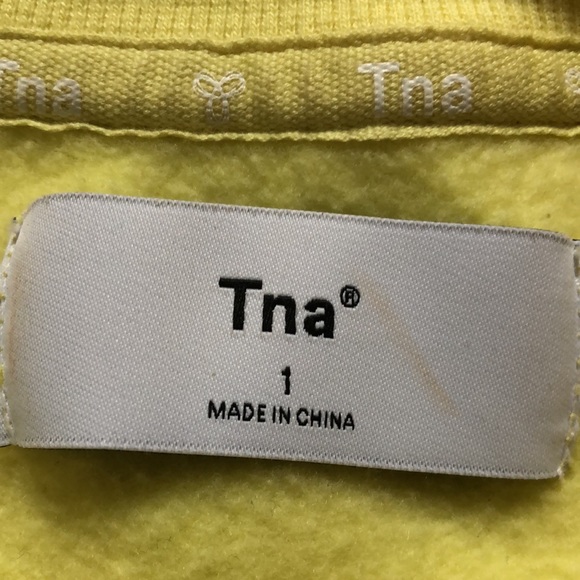 Aritzia yellow sweatshirt, size 1 - Picture 2 of 2